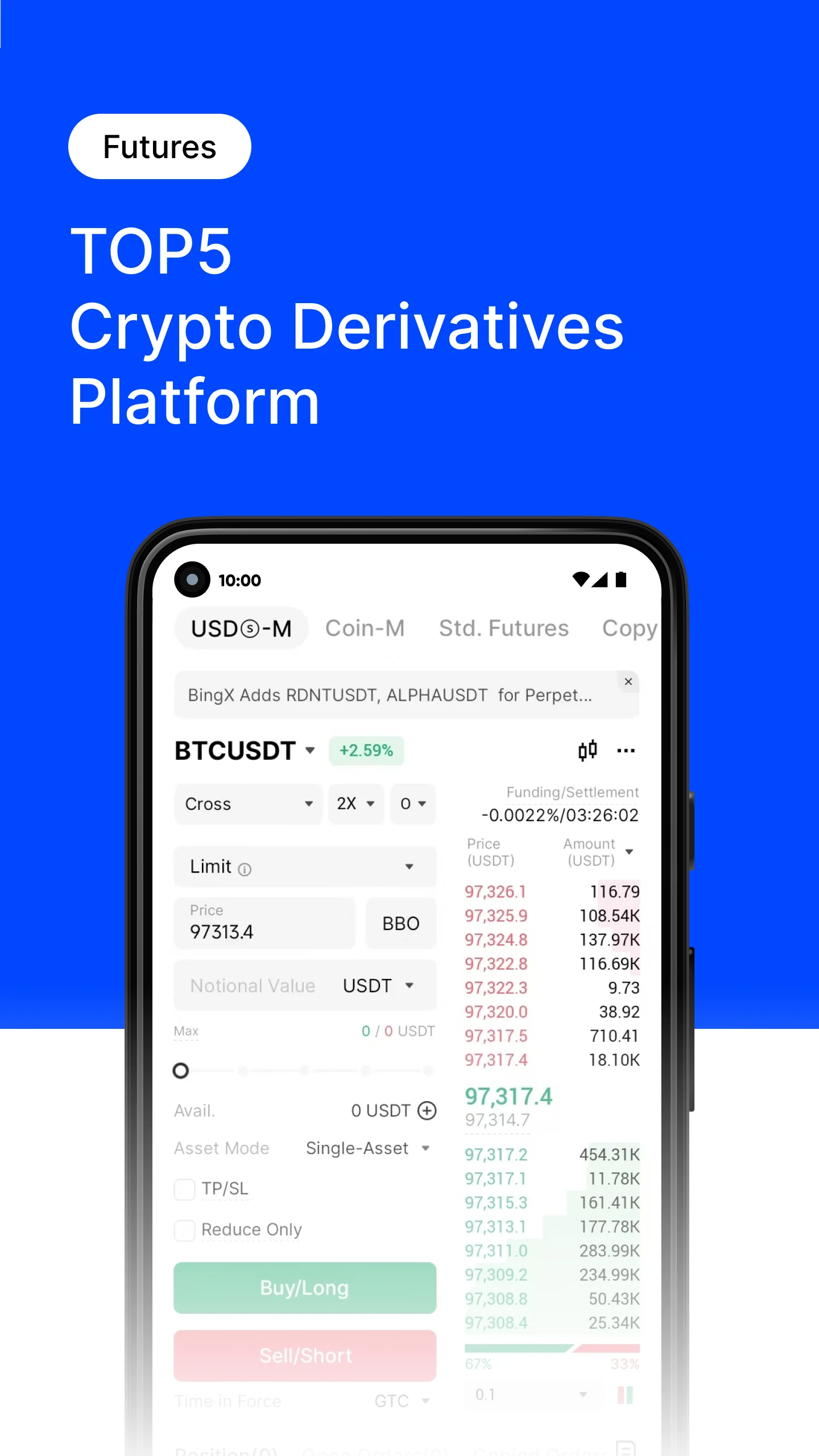 BingX: Buy Crypto & Stocks screenshot